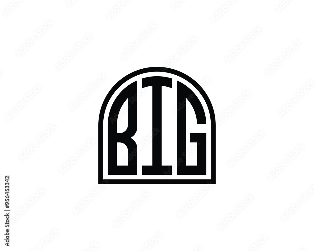 BIG logo design vector template. BIG BIG logo design vector template. BIG