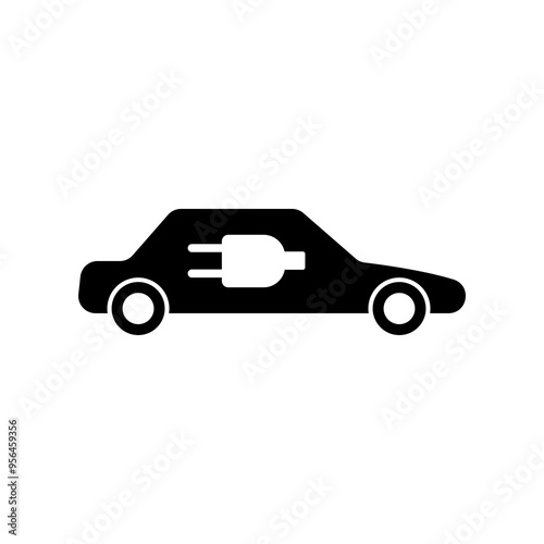 Electric car icon