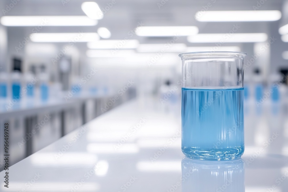 Scientific Precision in a Modern Laboratory Setting. AI generated illustration Scientific Precision in a Modern Laboratory Setting. AI generated illustration