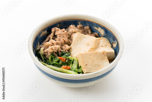 Obraz na płótnie 肉豆腐 w salonie