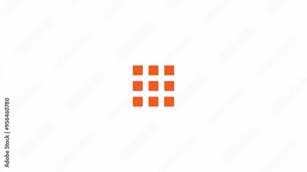 Gathering square of smaller parts loading animation. Business data update animated element 2D abstract 4K video motion graphic on white background. Dynamic loader download upload for web design Gathering square of smaller parts loading animation. Business data update animated element 2D abstract 4K video motion graphic on white background. Dynamic loader download upload for web design