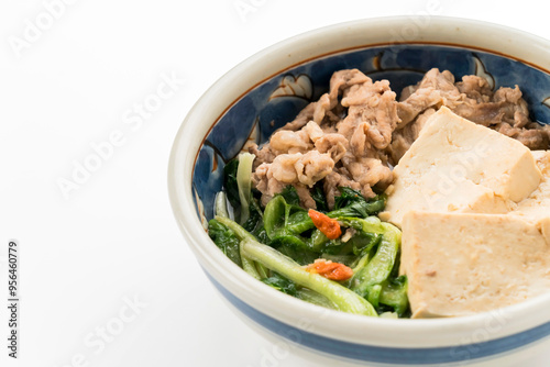 Obraz na płótnie 肉豆腐 w salonie