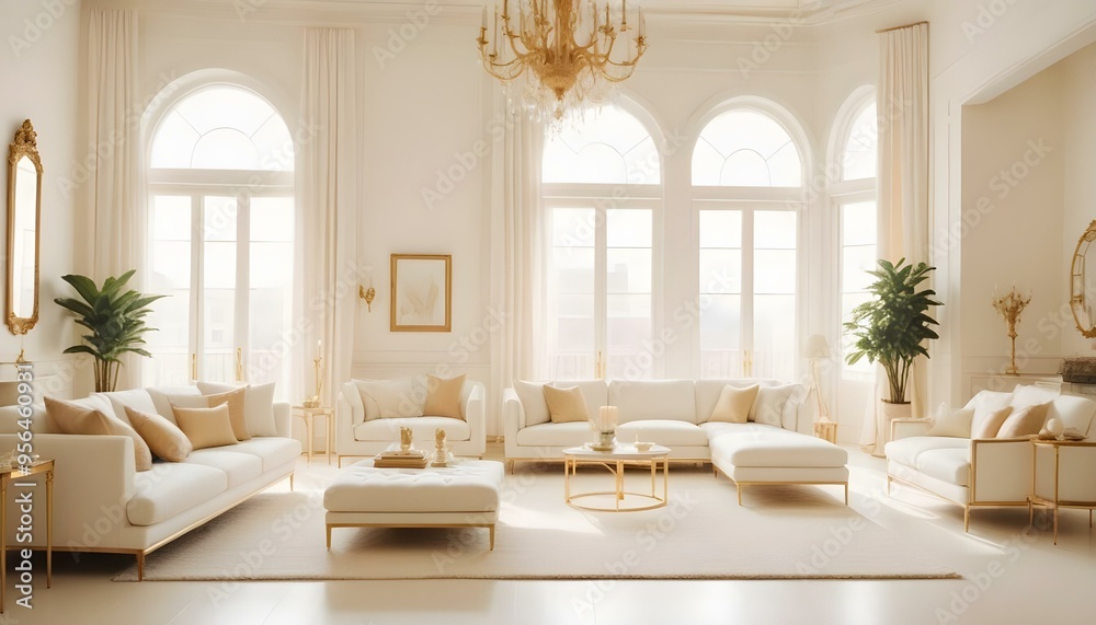 Photo interior modern design room 3d illustration