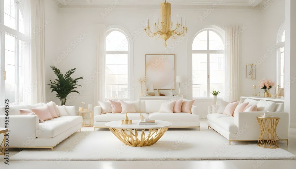 Photo interior modern design room 3d illustration Photo interior modern design room 3d illustration