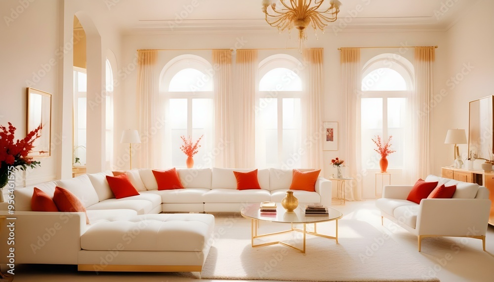 Photo interior modern design room 3d illustration Photo interior modern design room 3d illustration