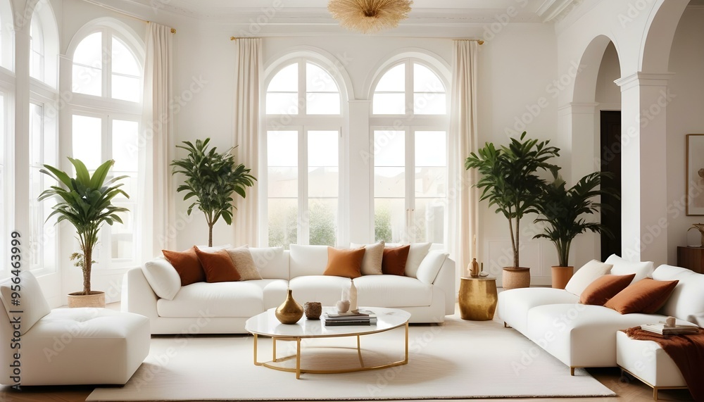 Photo interior modern design room 3d illustration Photo interior modern design room 3d illustration