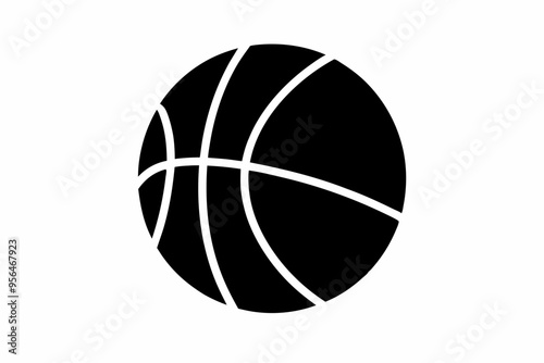 Basketball ball, Basketball icon, Basketball silhouette, Basketball svg, Basketball Outline, Basketball player, Sports ball vector illustration
