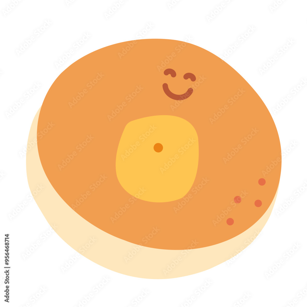Cute pancake illustration Cute pancake illustration