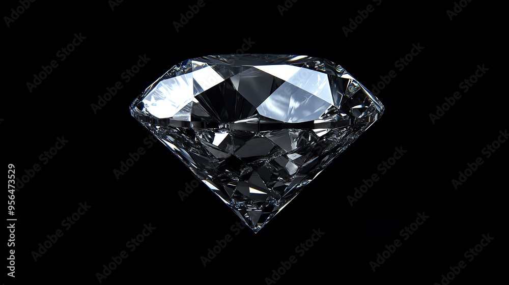 Sparkling diamond isolated on black background. Sparkling diamond isolated on black background.
