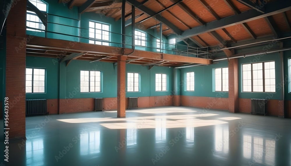 Fototapeta premium Photo interior modern design room 3d illustration