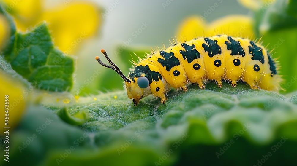 Rapeseed leaves are eaten by insect caterpillars : Generative AI Rapeseed leaves are eaten by insect caterpillars : Generative AI
