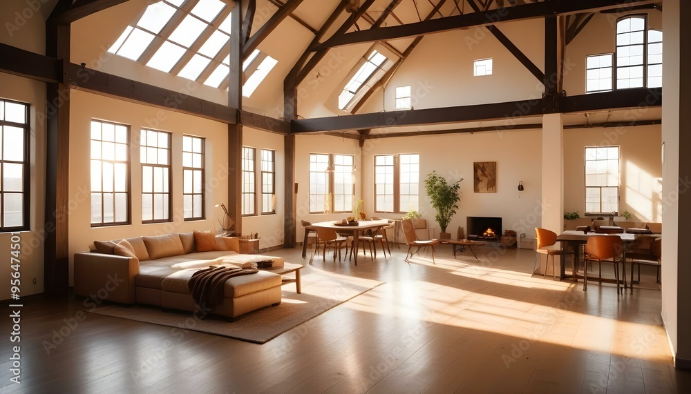 Photo interior modern design room 3d illustration Photo interior modern design room 3d illustration