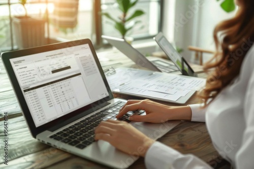 Digital E-Invoice and Statement Software for Online Transactions