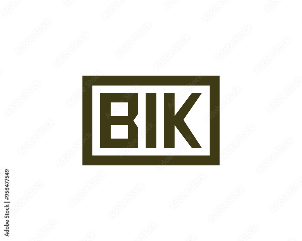 BIK logo design vector template. BIK BIK logo design vector template. BIK