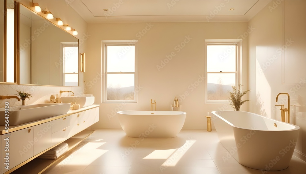 Photo interior modern design room 3d illustration Photo interior modern design room 3d illustration