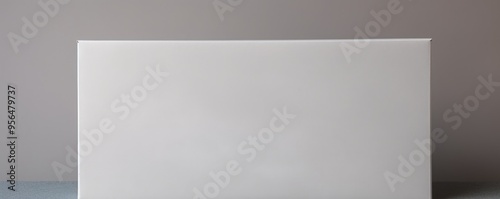 Gray blank pale color gradation with dark tone paint on environmental-friendly cardboard box paper texture empty pattern with copy space for product 