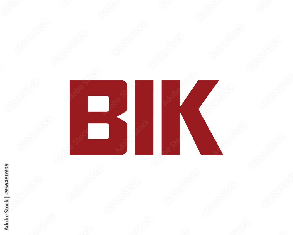 BIK logo design vector template. BIK BIK logo design vector template. BIK