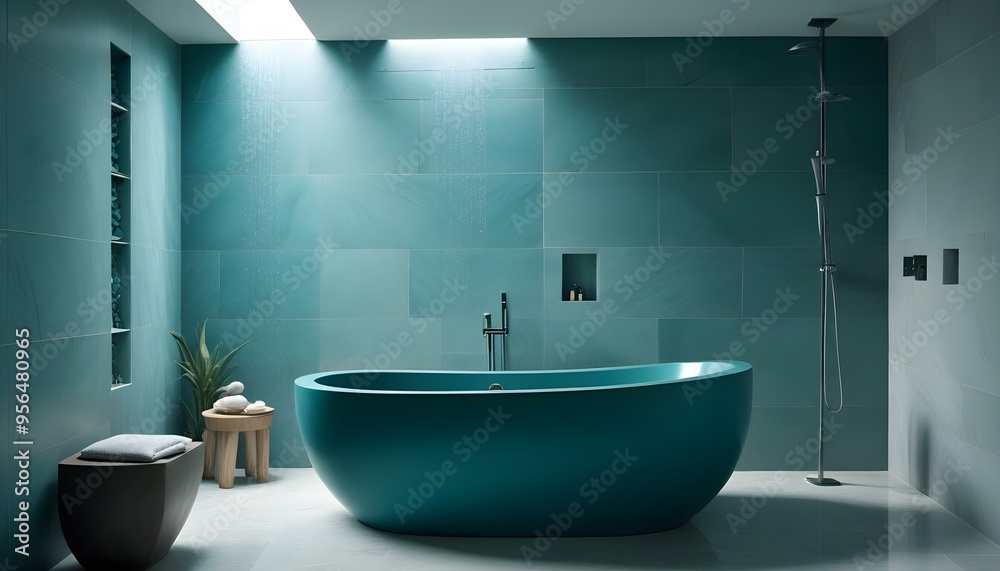 Photo interior modern design room 3d illustration Photo interior modern design room 3d illustration