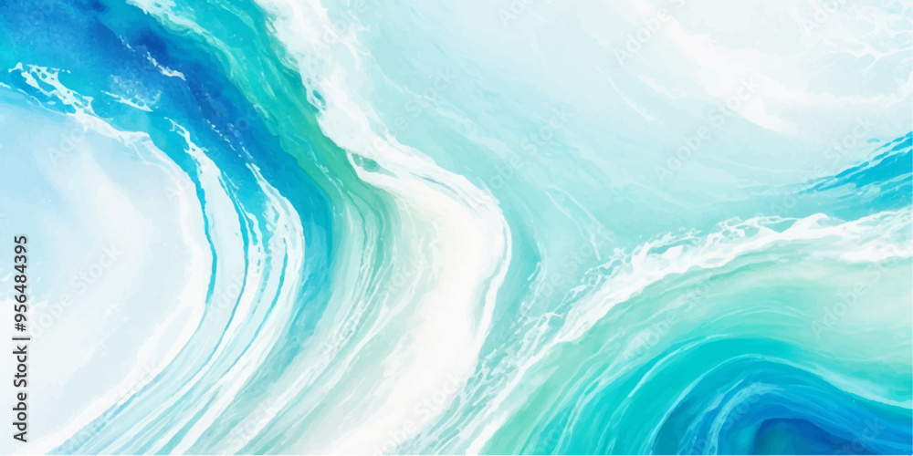 abstract soft blue and green abstract water color ocean wave texture background. Banner Graphic Resource as background for ocean wave and water wave abstract graphics abstract soft blue and green abstract water color ocean wave texture background. Banner Graphic Resource as background for ocean wave and water wave abstract graphics