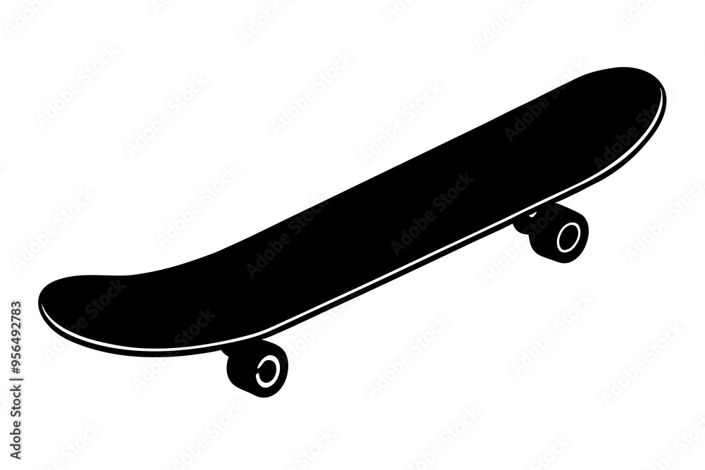Skateboard silhouette, Skateboard icon vector, Skateboard Svg, vector illustration Skateboard silhouette, Skateboard icon vector, Skateboard Svg, vector illustration