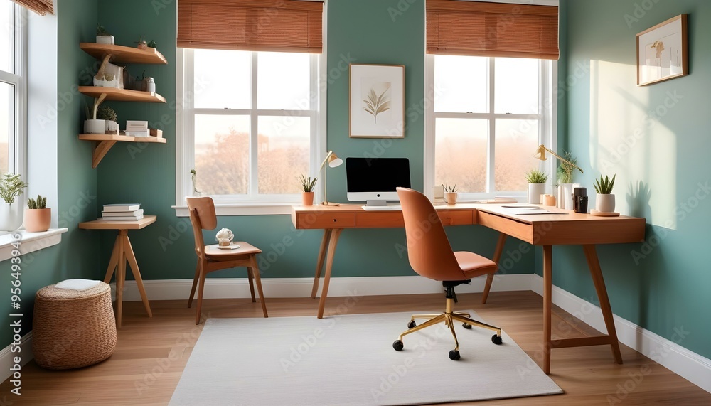 Photo interior modern design room 3d illustration Photo interior modern design room 3d illustration