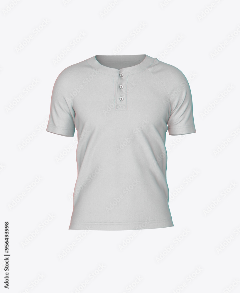 Soccer Men s Sports T-shirt Mockup. 3D Model Soccer Men s Sports T-shirt Mockup. 3D Model