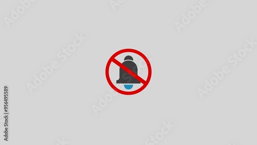 Bells is prohibited. No bells icon. Stop bells icon illustration. Free Download Bells is prohibited. No bells icon. Stop bells icon illustration. - GFXLoad