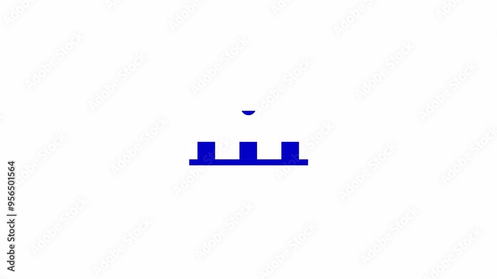 Dropping circles into squares on conveyor loading animation. Technology animated element 2D abstract 4K video motion graphic on white background. Data upgrade loader download upload for web design Dropping circles into squares on conveyor loading animation. Technology animated element 2D abstract 4K video motion graphic on white background. Data upgrade loader download upload for web design