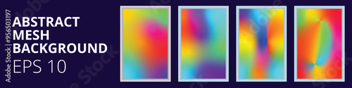 Gradient Vibrant Color Background Bundle