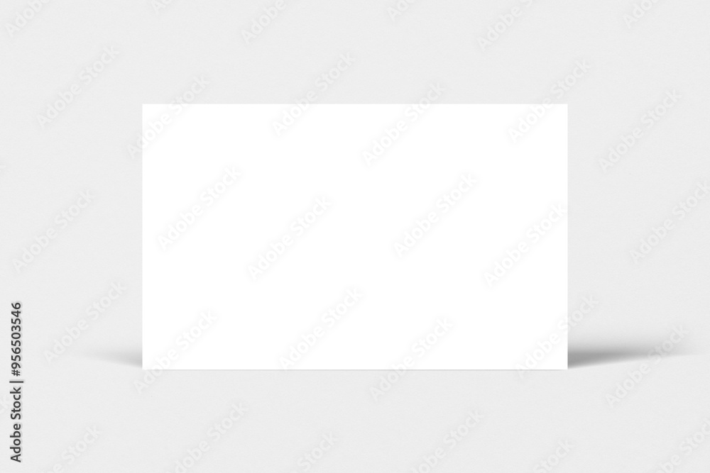 Blank business card on white background Blank business card on white background