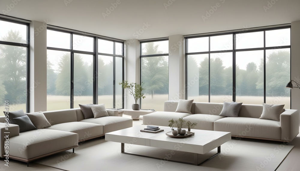Photo interior modern design room 3d illustration Photo interior modern design room 3d illustration
