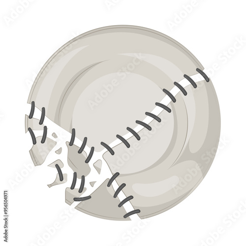 Illustration of sewn plate