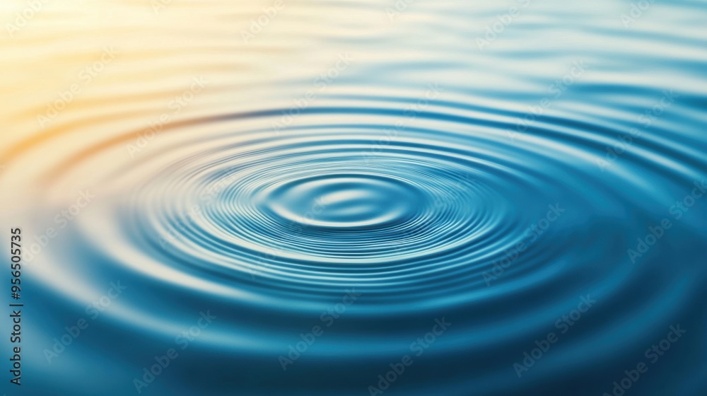 Water ripples forming and spreading on a still surface, with delicate waves and reflections, a tranquil and meditative mood Water ripples forming and spreading on a still surface, with delicate waves and reflections, a tranquil and meditative mood