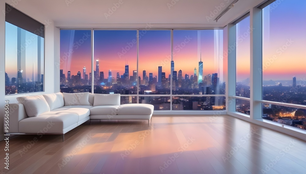 Photo interior modern design room 3d illustration Photo interior modern design room 3d illustration