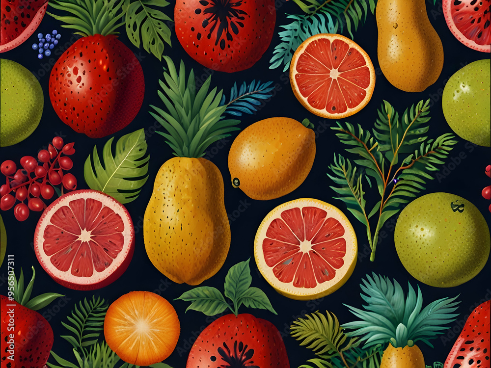 fruits and vegetables background,Ai generated fruits and vegetables background,Ai generated