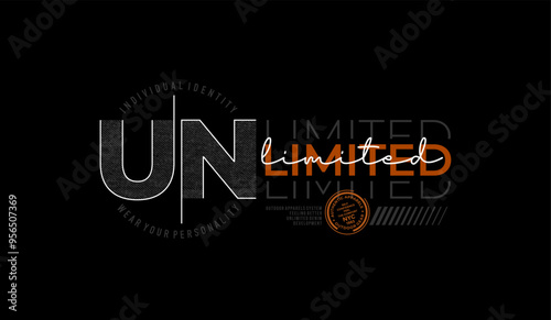 Urban edge, identity, abstract typography motivational quotes modern design slogan. Vector illustration graphics print t shirt, apparel, background, poster, banner, postcard or social media