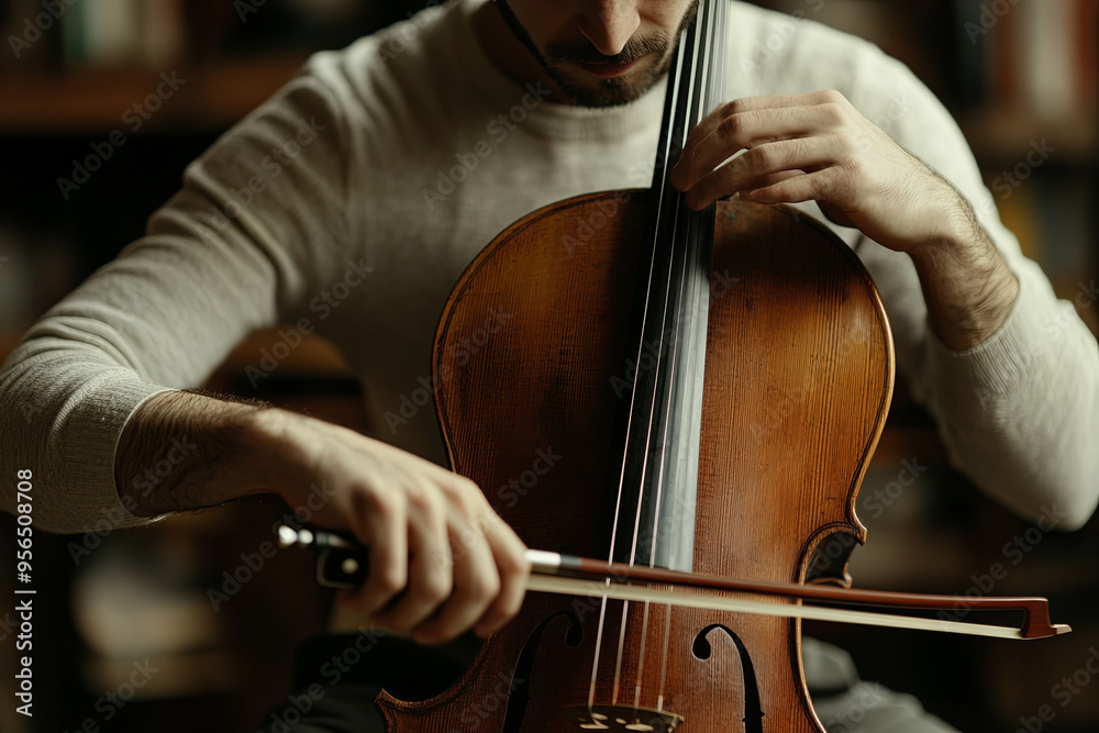 POV shot of a musician playing an instrument POV shot of a musician playing an instrument