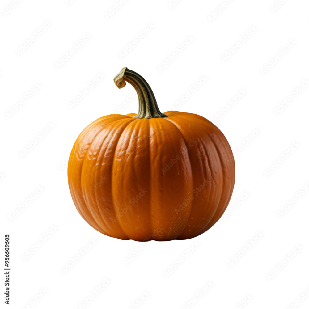 A pumpkin Isolated on a transparent background. Ai generative A pumpkin Isolated on a transparent background. Ai generative
