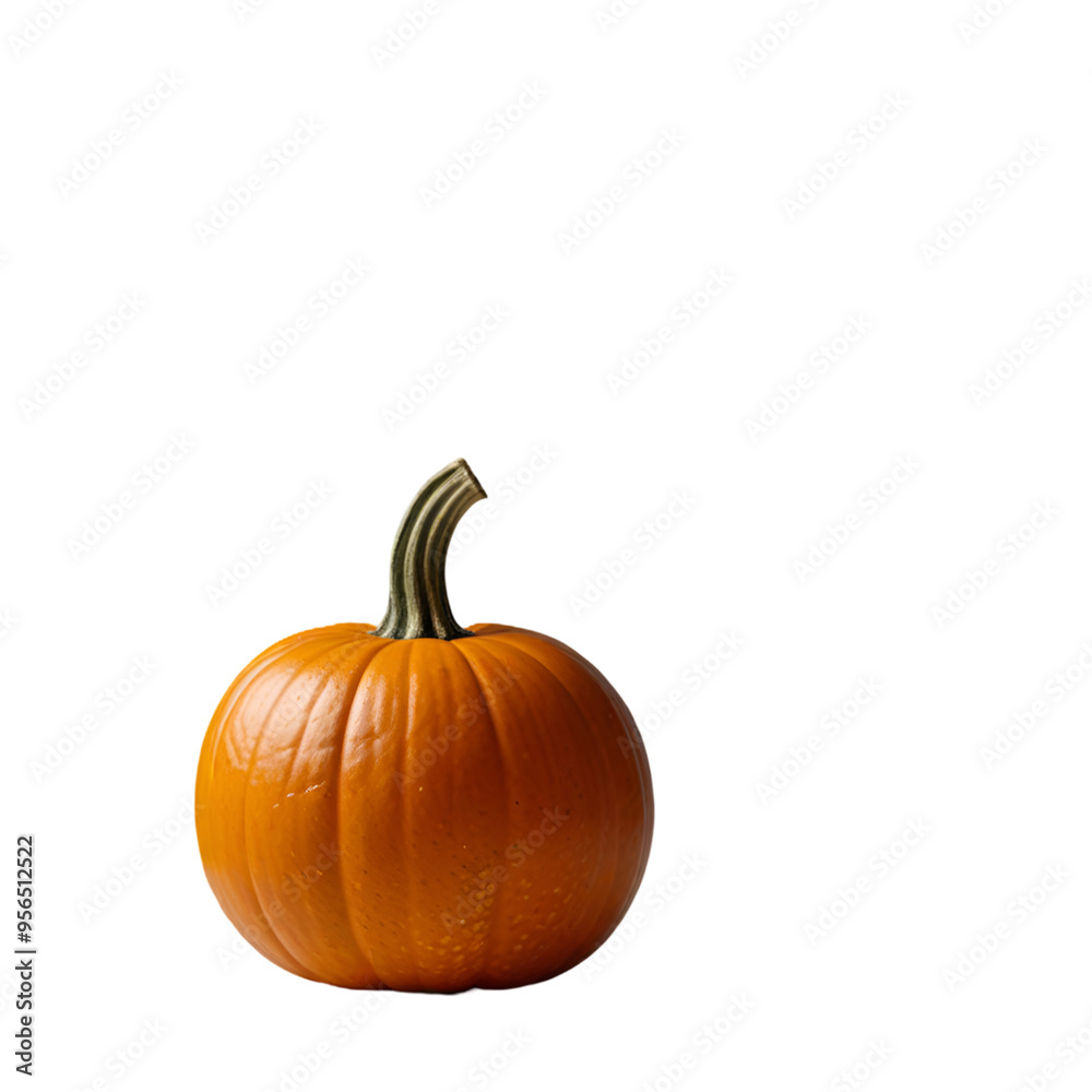 A pumpkin Isolated on a transparent background. Ai generative A pumpkin Isolated on a transparent background. Ai generative