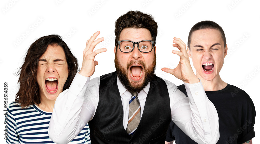 People going crazy png sticker, transparent background People going crazy png sticker, transparent background