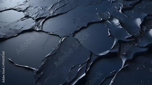 Dark blue Textured Surface mixing different materials and textures. background, graphic resource or wallpaper