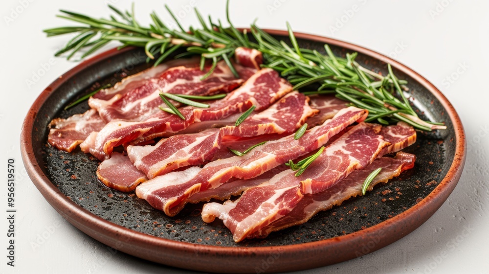 Sliced Bacon with Rosemary Sliced Bacon with Rosemary