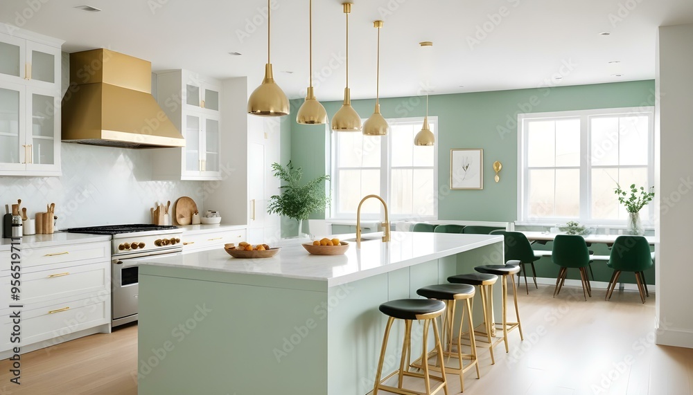 Fototapeta premium Photo interior modern design room 3d illustration