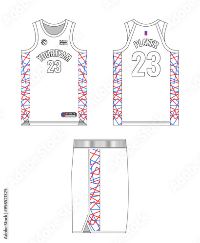 Basketball jersey template design, basketball uniform mockup design, vector sublimation sports apparel design, jersey basketball ideas.