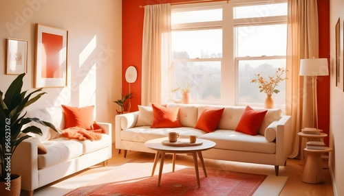 Wallpaper Mural Photo interior modern design room 3d illustration Torontodigital.ca