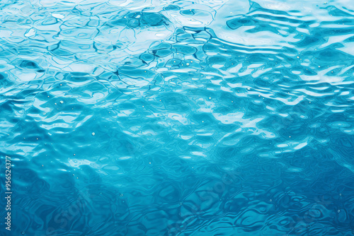 Processed collage of clean blue water texture. Background for banner, backdrop or texture