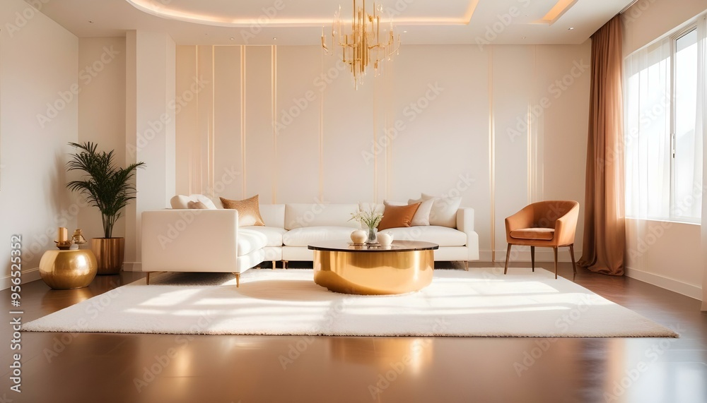 Photo interior modern design room 3d illustration Photo interior modern design room 3d illustration