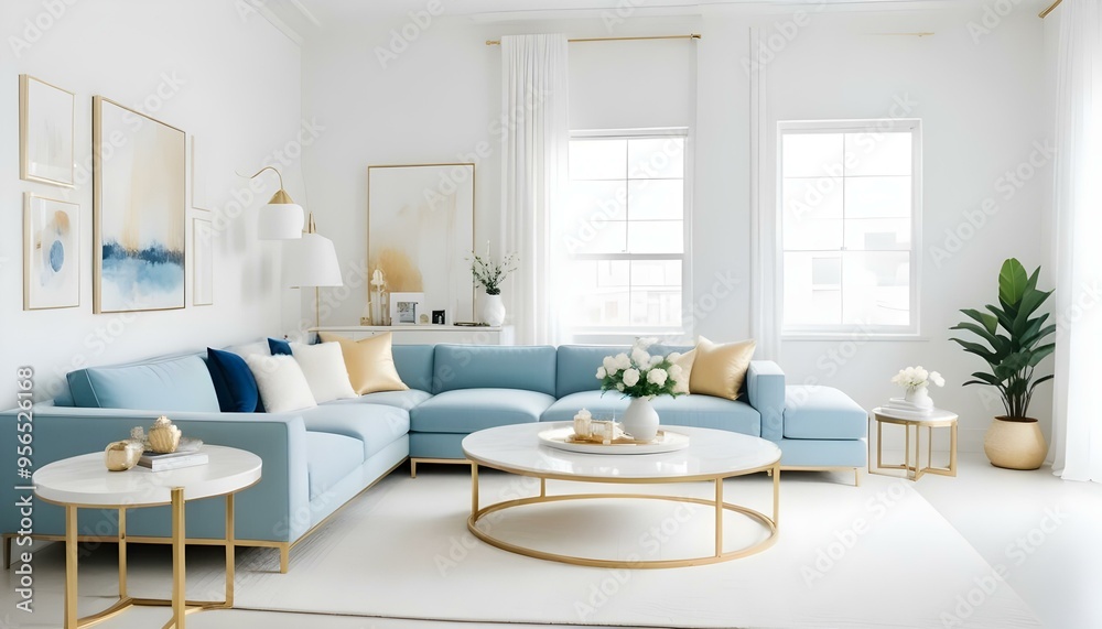 Photo interior modern design room 3d illustration