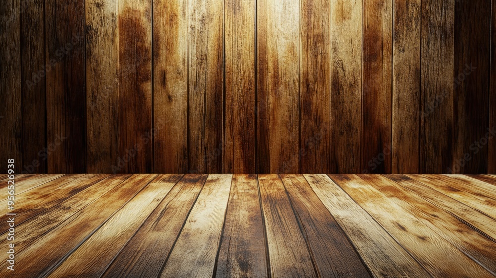 3D rendering of a wooden background 3D rendering of a wooden background