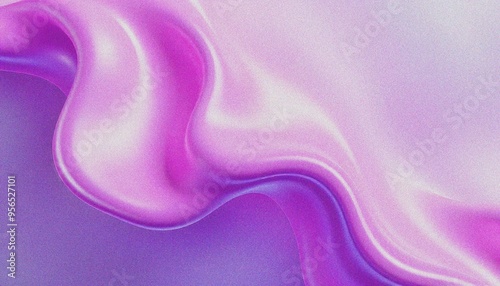 Wallpaper Mural Colorful Iridescent Holographic Foil, Simulate holographic foil textures, with shiny vibrant, grainy noise effect texture abstract purple and blue fluid shapes against a light background Torontodigital.ca